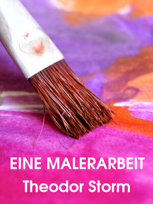 cover image of Eine Malerarbeit